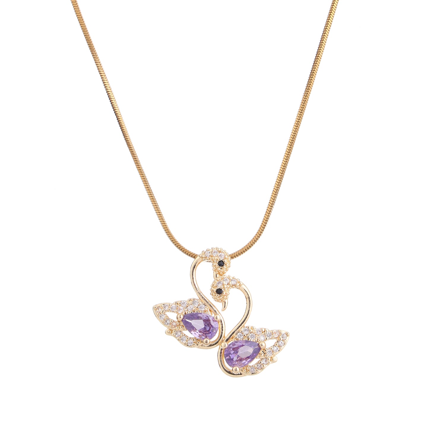 Soulmate Swan Charm Necklace