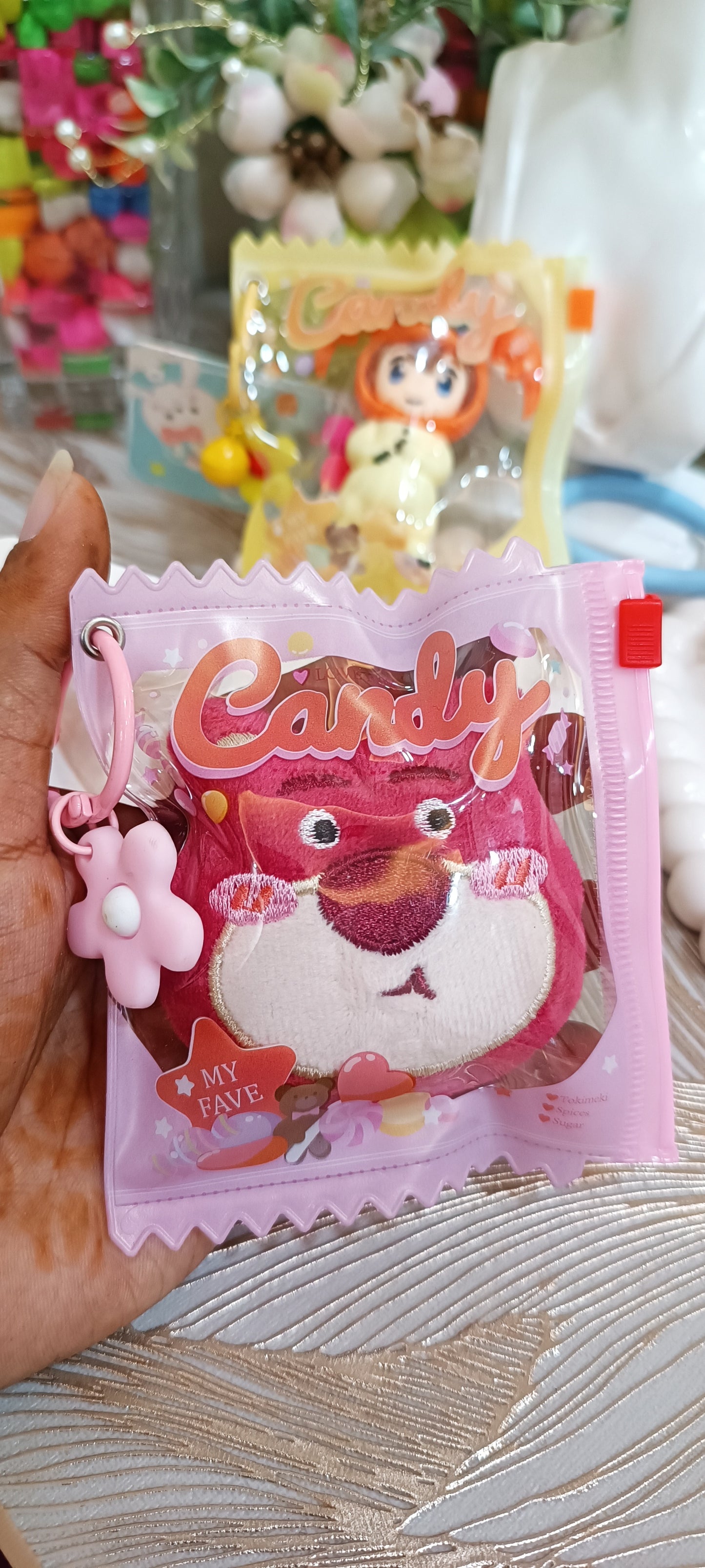 Candy Pink Bag charm