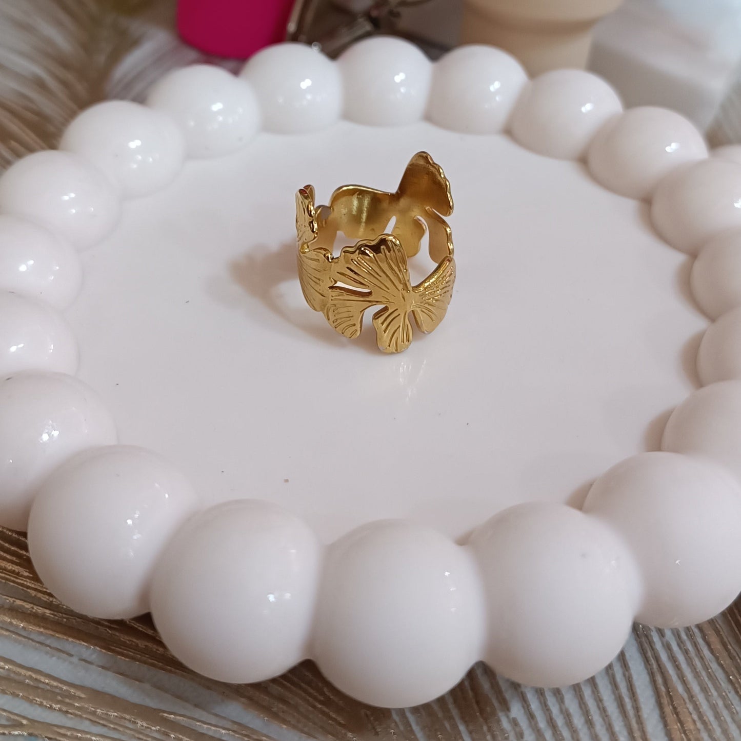 Flower Gold Ring