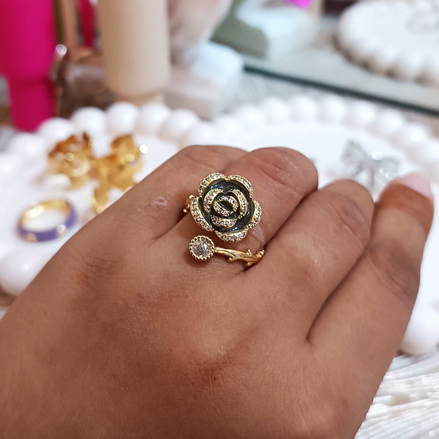 Rose Stem Ring