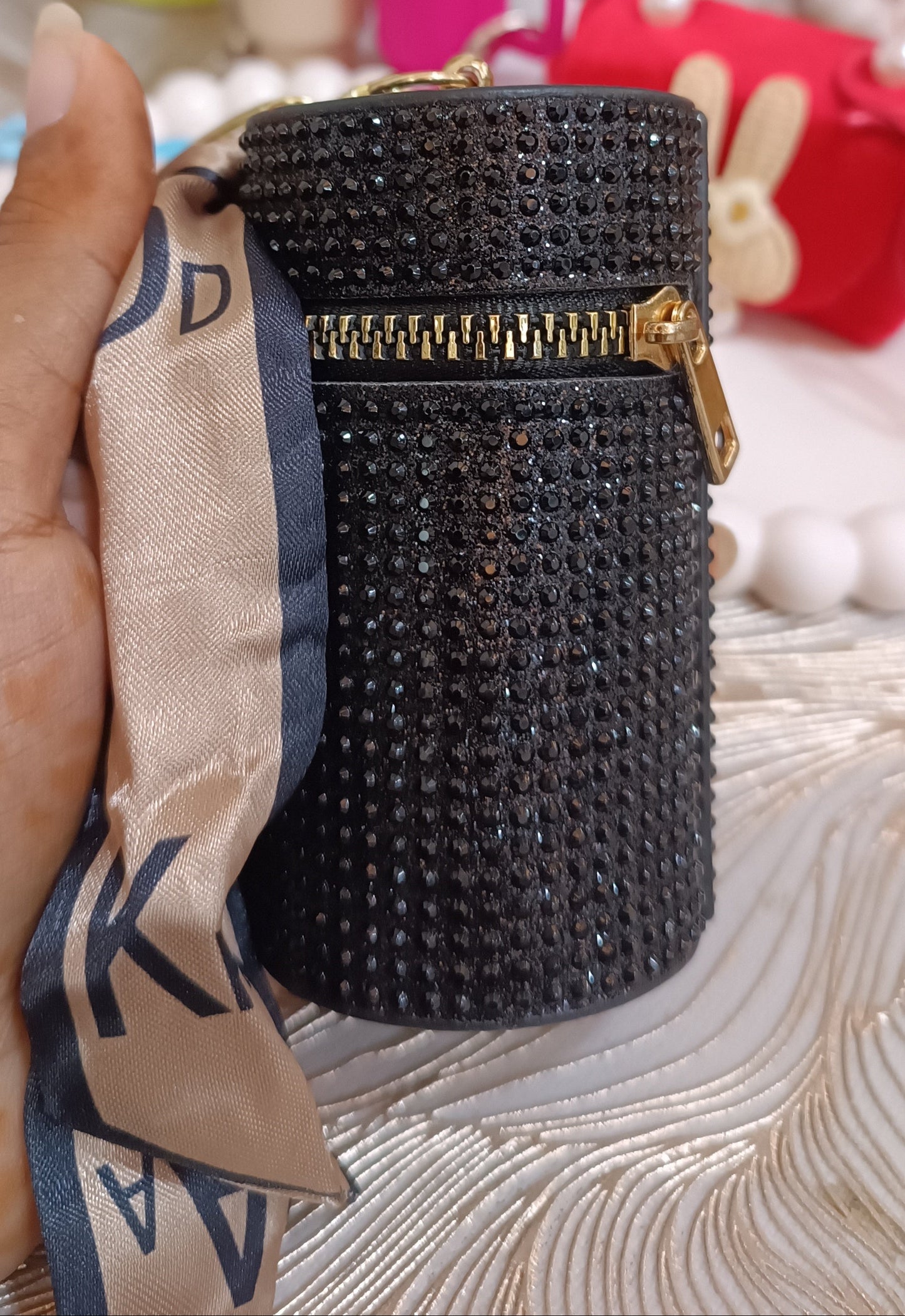 Black Crystal Charm
