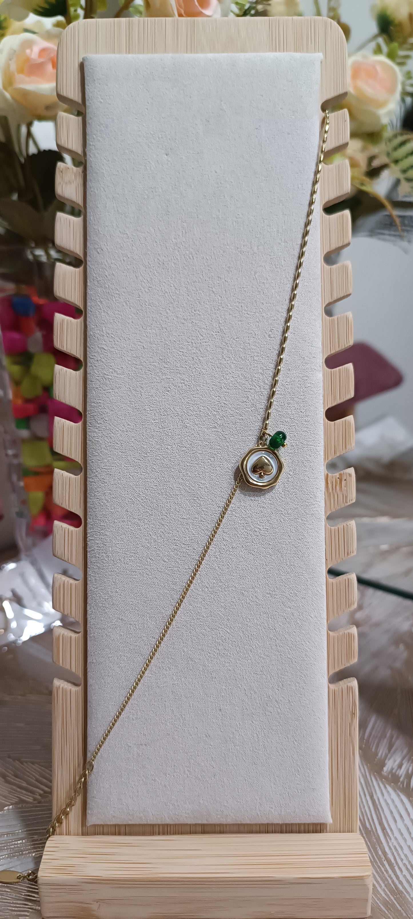 Blooming Heart Anklet