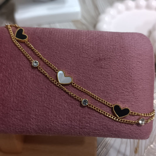 Golden Grace Layered Bracelet