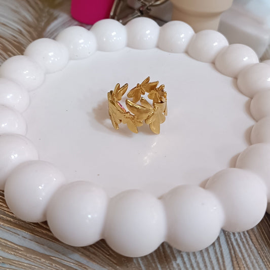 Petal Gold Ring