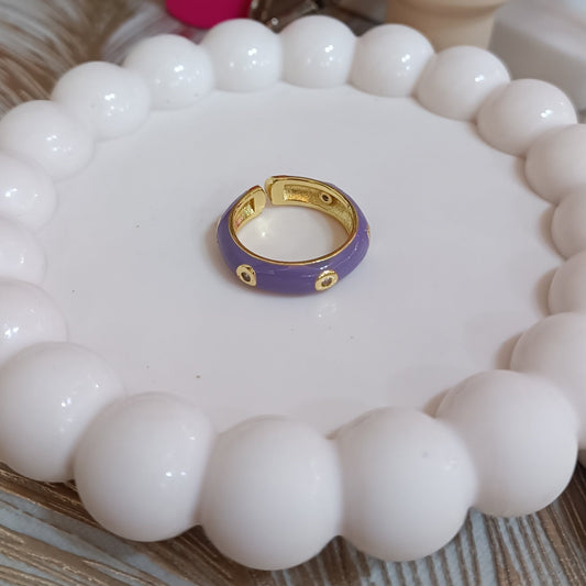 Purple Band Ring