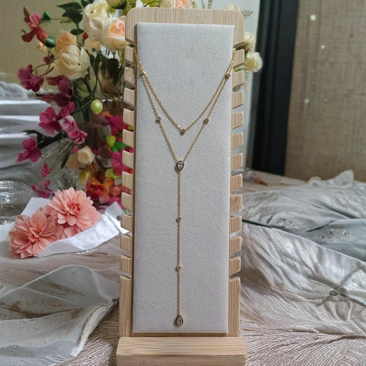 Dazzle Dewdrop Layered Necklace